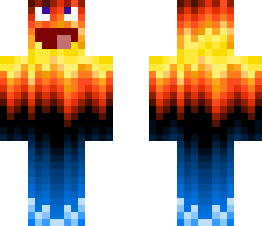 lava and water