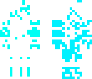 pixel man