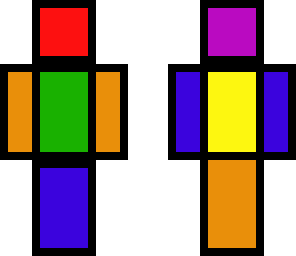 colorful blocky guy
