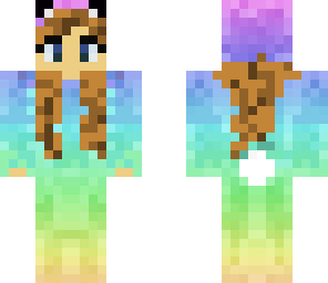 rainbow panda girl