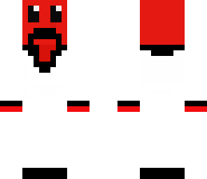 withe and red human