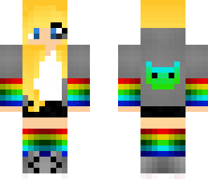 rainbow girl