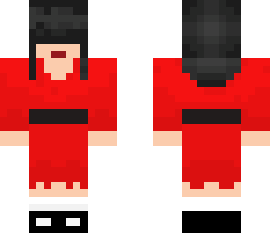 girl with red dress