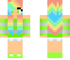 cute rainbow girl
