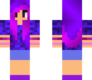 cute purple girl