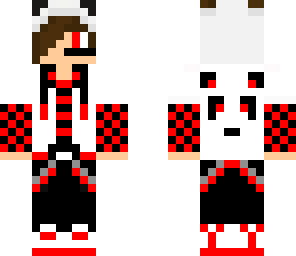 gamer panda teen red