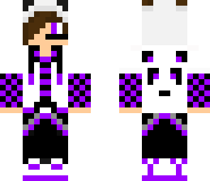 gamer panda teen purple