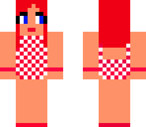 red haired swimsuit girl