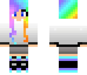 rainbow girl