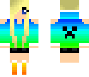 rainbow creeper girl