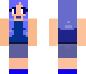blue girl