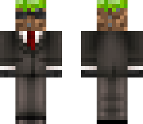 completed dirt block suit man agent