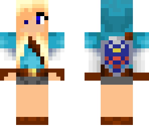 blue link girl
