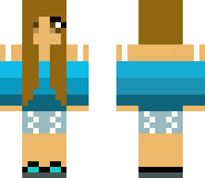 blue girl