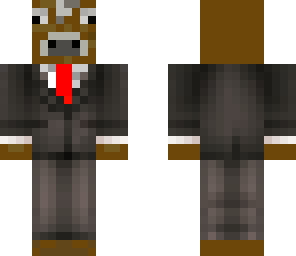 cow in a suit