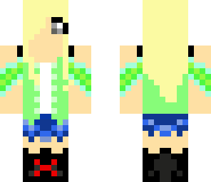 green casual radio girl