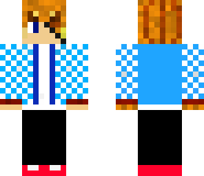 blue plaid guy