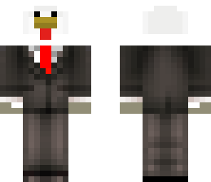 chicken in a suit