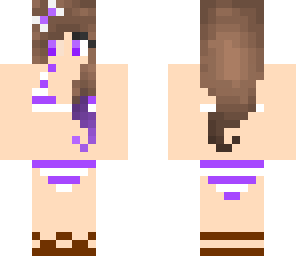 purple bikini