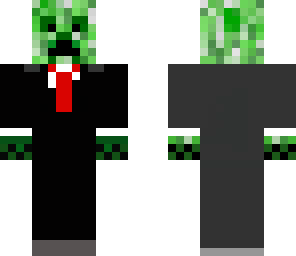 creeper in a tux