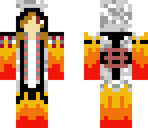flame hoodie girl