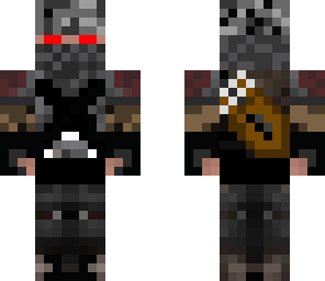 herobrine archer with red eyes