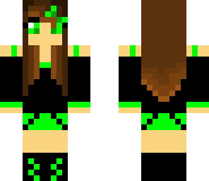 teen girl green