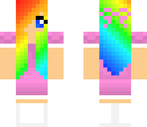 cute rainbow girl