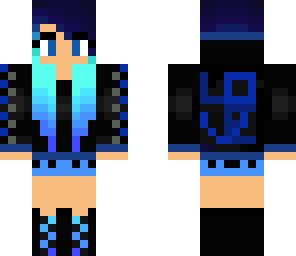 blue dj girl
