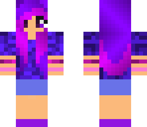 edited purple girl