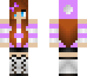 purple beanie girl