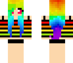 rainbow girl
