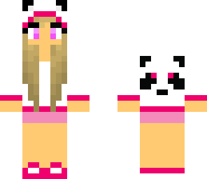 pink panda girl
