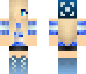 pretty blue girl