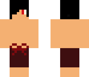vampire boy in swimsuit