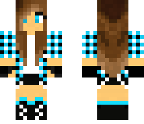 cool blue girl
