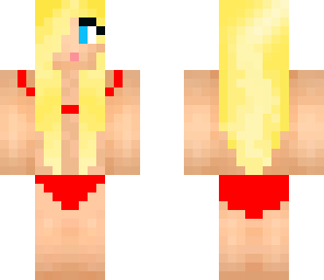 blonde beach babe