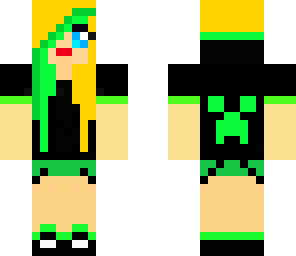 creeper girl with head phones