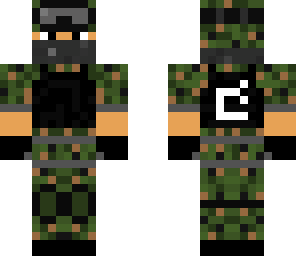 minecraft cod guy with mc symbol