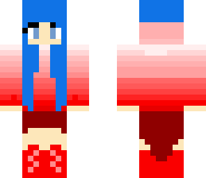 bule hair girl