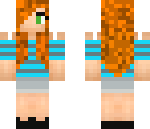 girl in stripes