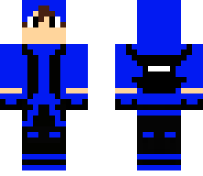 blue parkourer