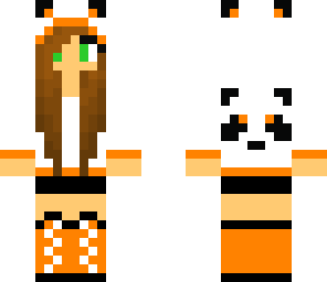 orange panda girl