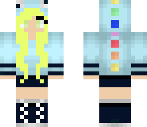 rainbow dino girl