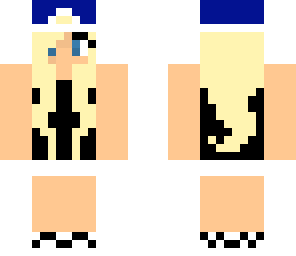 blue hat blondie