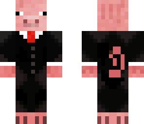 pig with hat