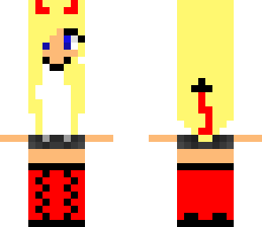 devil angel girl with tail