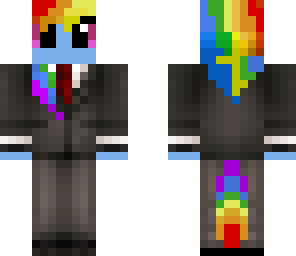 rainbowdash tuxedo headphones