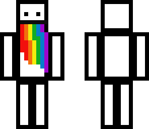 throw up rainbow guy