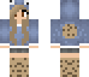 girl in a cookie monster